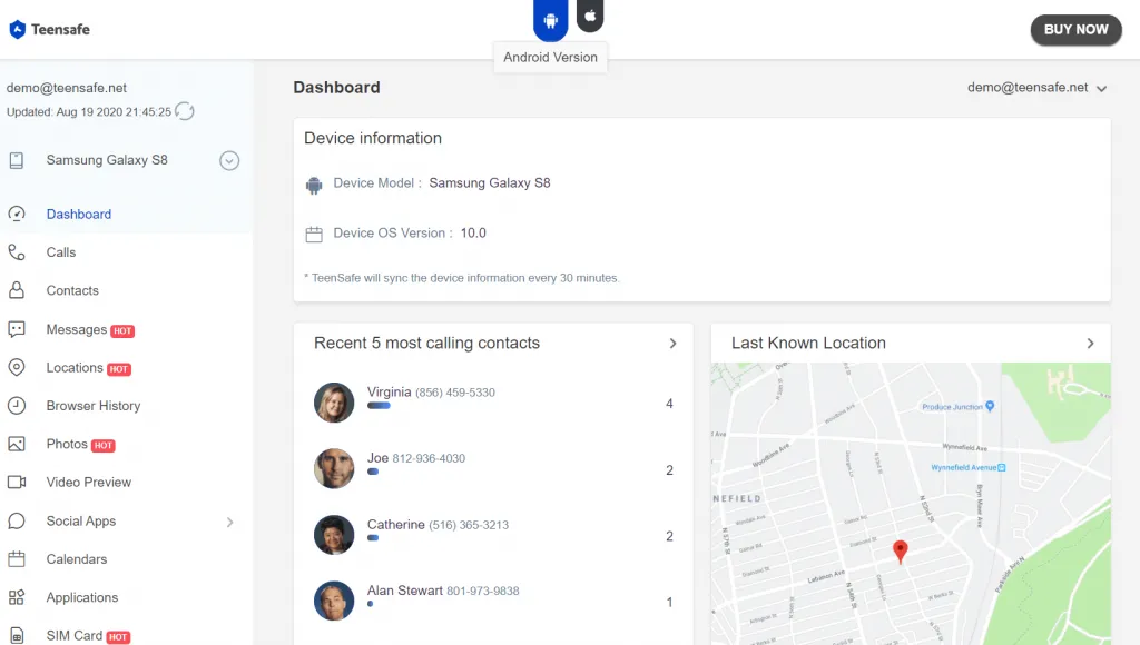 How To Set Up Teensafe Step 3