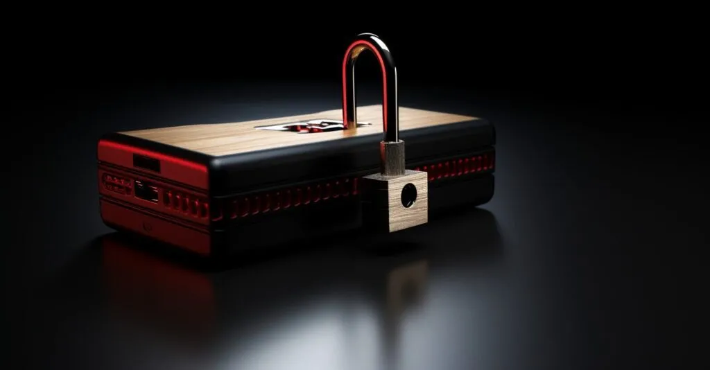 Router And Padlock