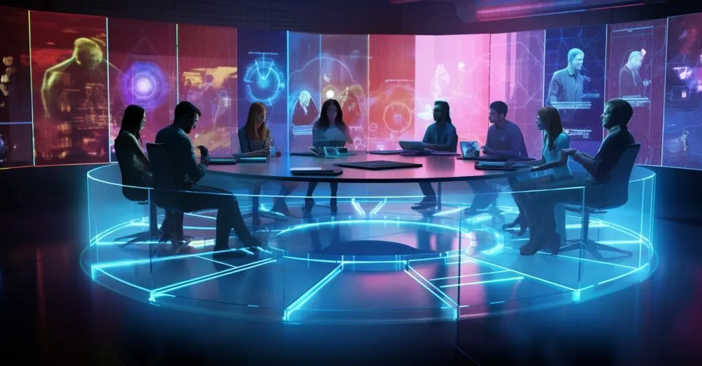 Secure Virtual Meetings Concept