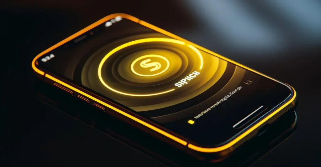Smartphone With Snapchat Logo Overlayed