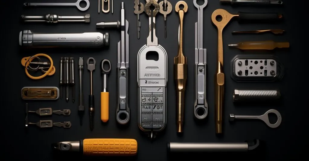 Lock Picking Tools And Safety Pin Lock Pick