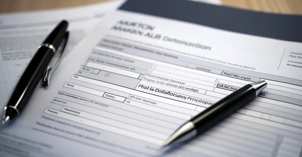 Bank Account Application Form