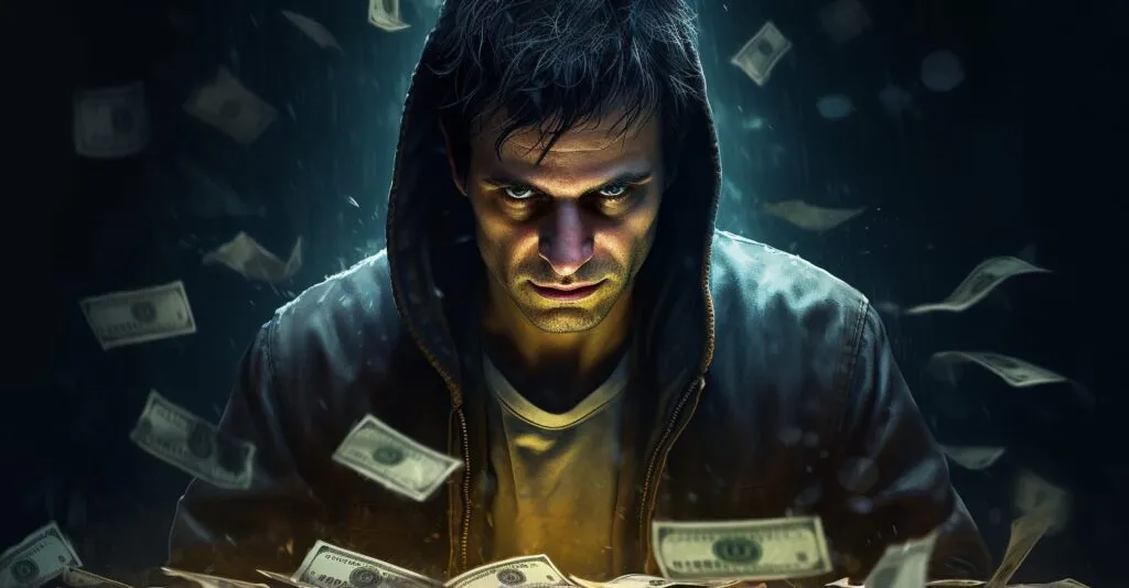Criminal Identity Theft Illustration