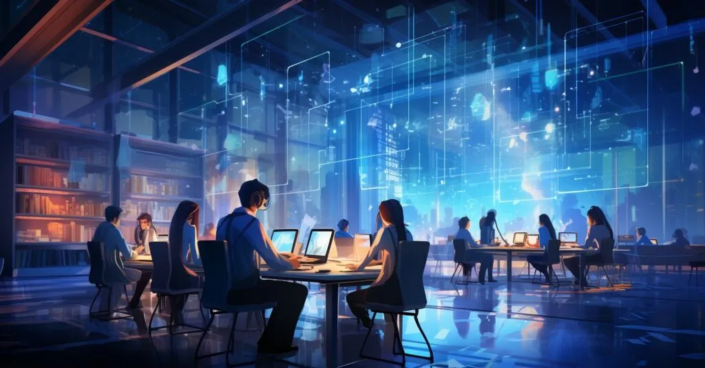 Cybersecurity Awareness Training Illustration