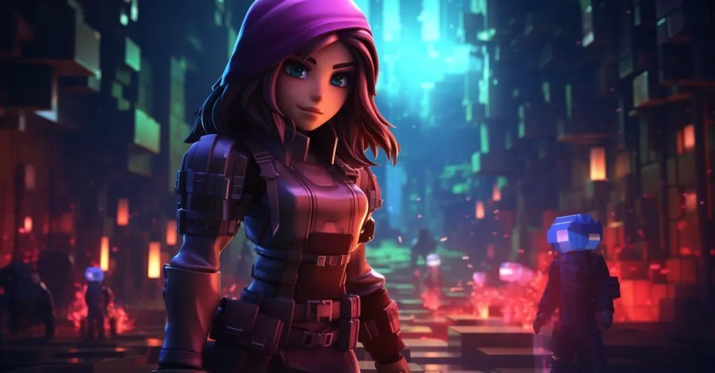 Cybersecurity Frtress In Minecraft