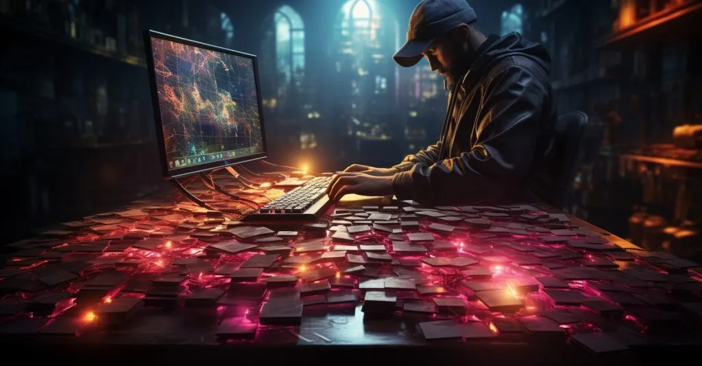 Felony Identity Theft Visualized Artwork