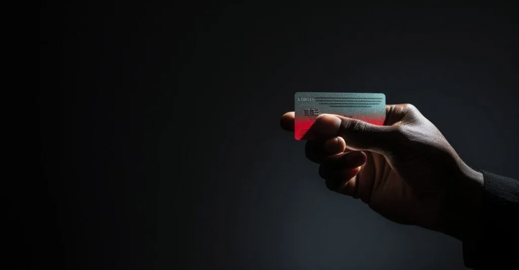 Financial Identity Theft Concept