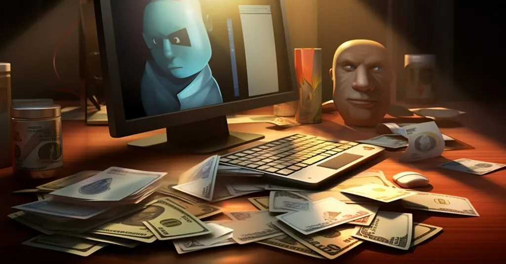 Identity Theft Concept Illustration