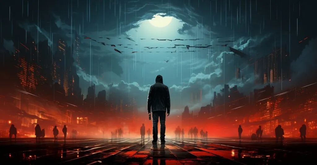 Identity Theft Conceptual Illustration