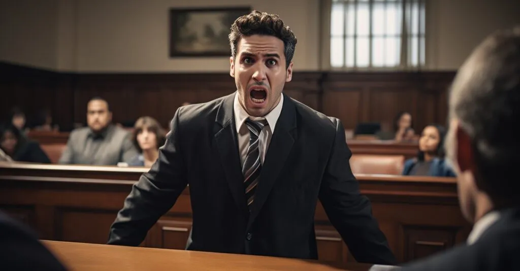 Identity Theft Courtroom Scene