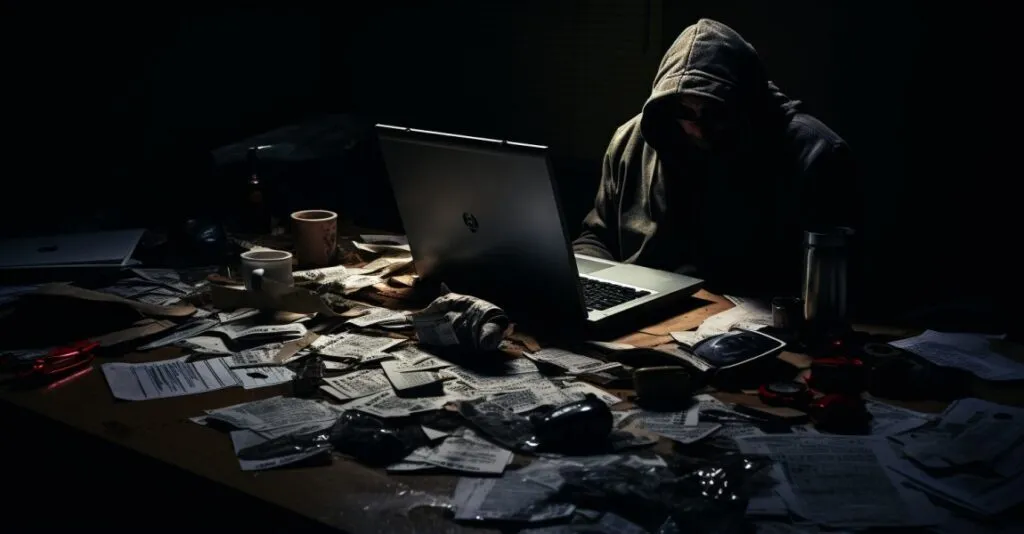 Identity Theft Crime Scene