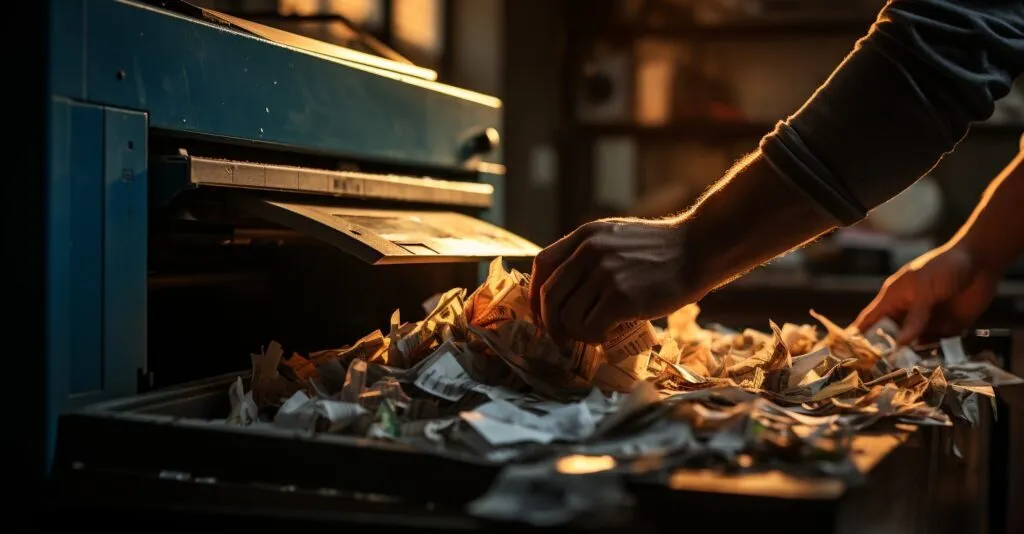 Identity Theft From A Shredded Document