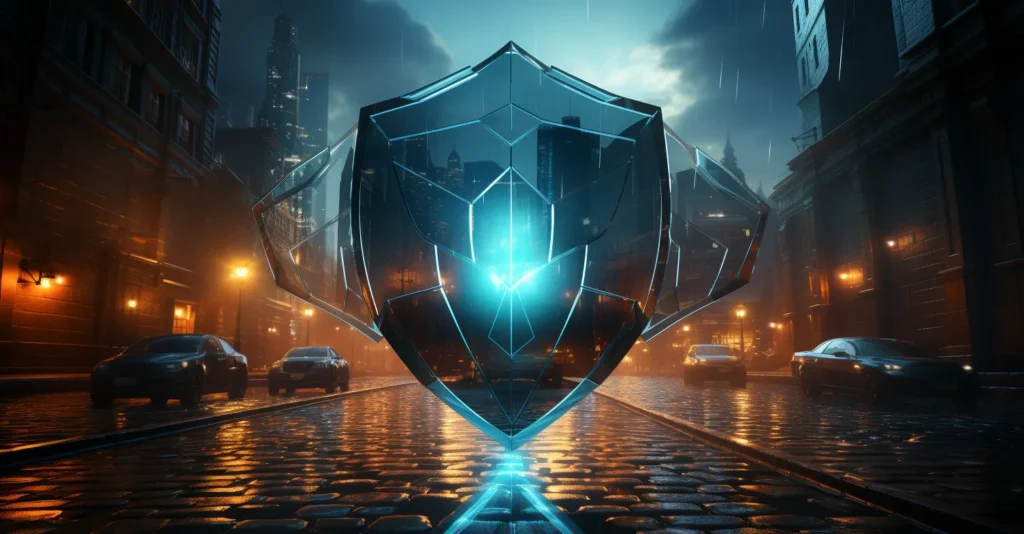 Identity Theft Shield Illustration