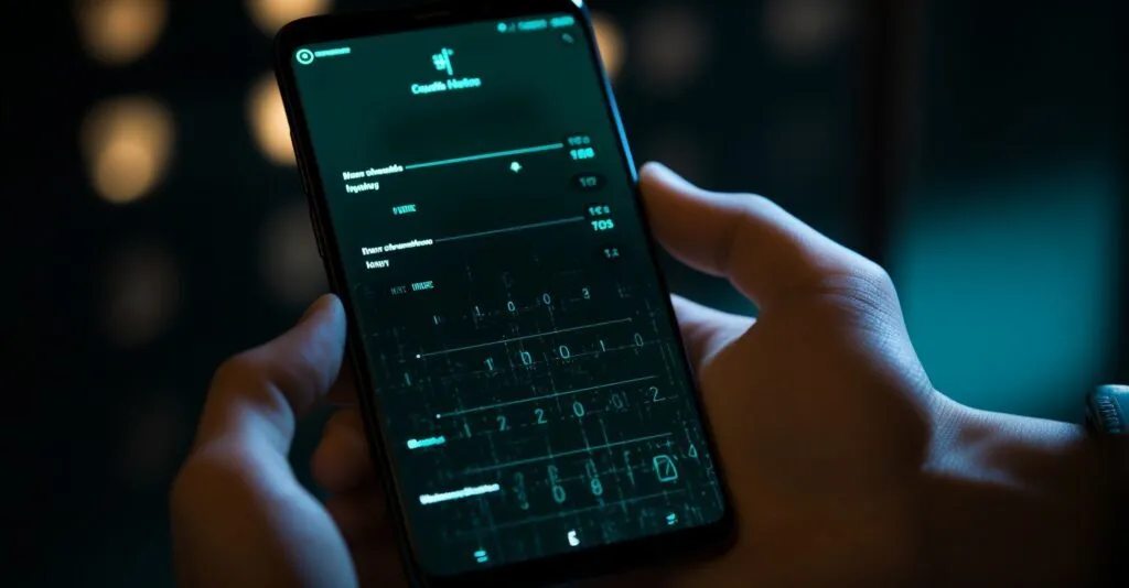 Locked Notes Password Input On Smartphone