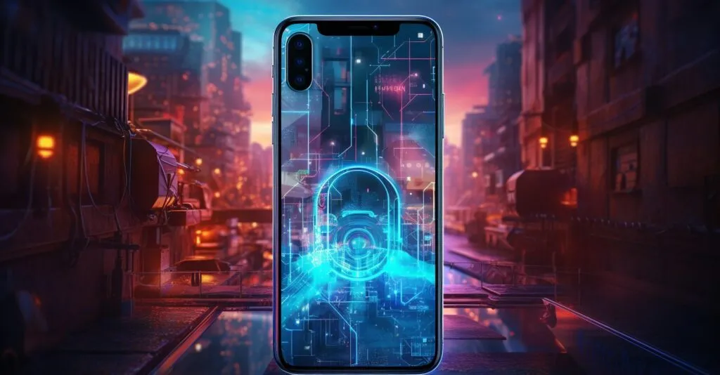 Iphone 13 With A Digital Lock