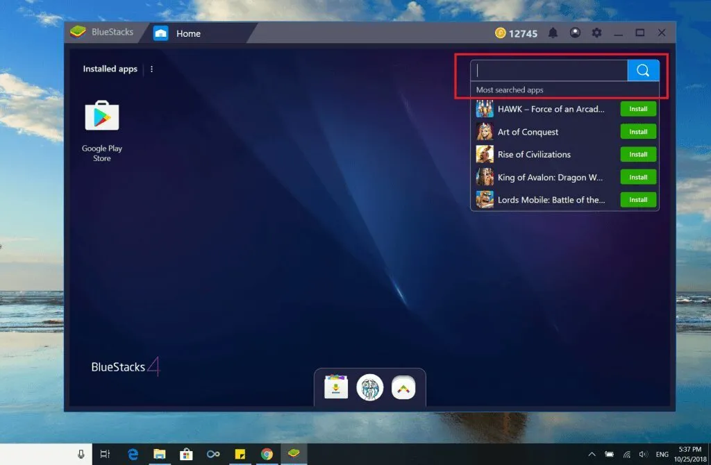 bluestacks for windows 10