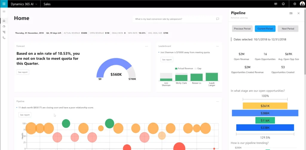 Dynamics 365 for Sales