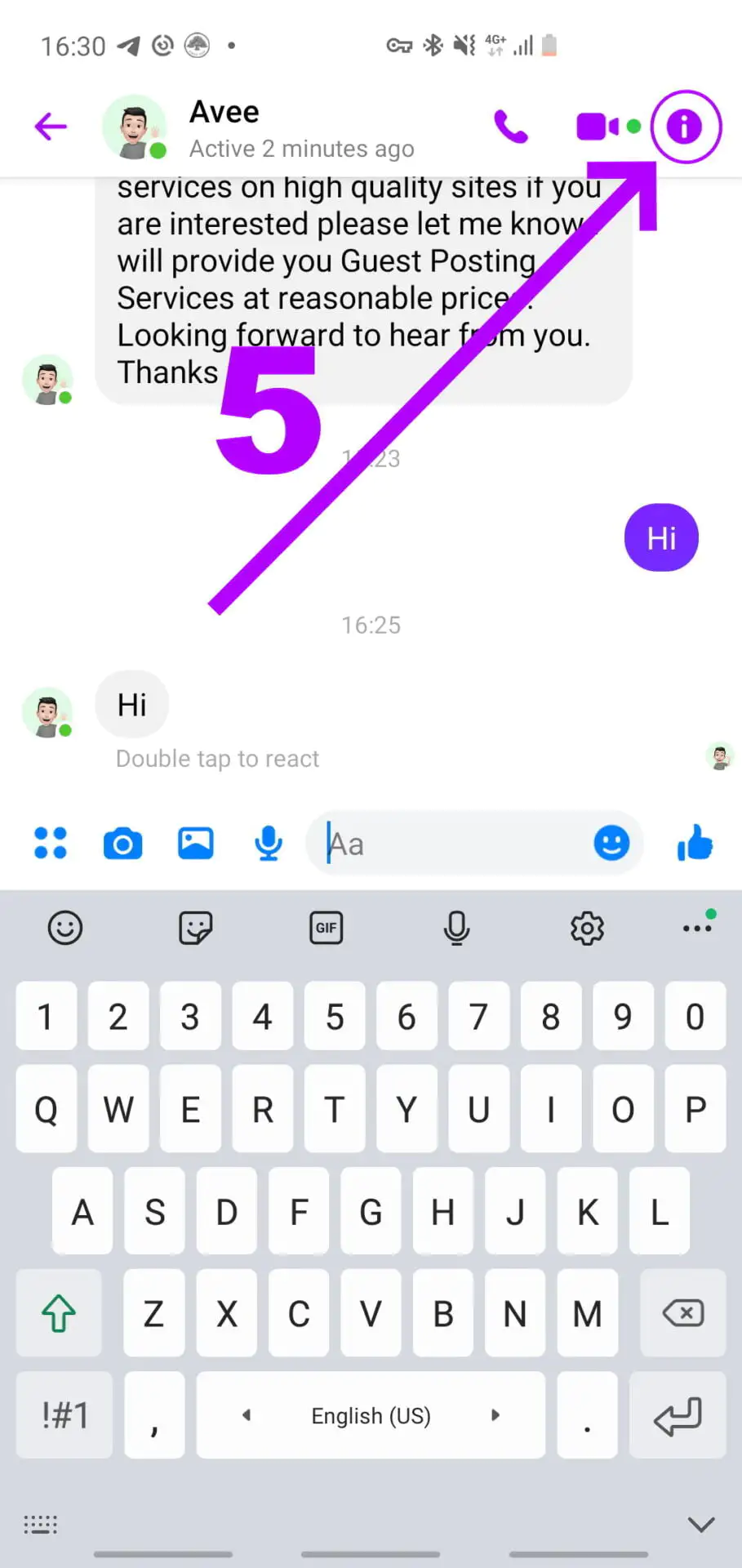 Can i remove pictures i posted in a facebook chat