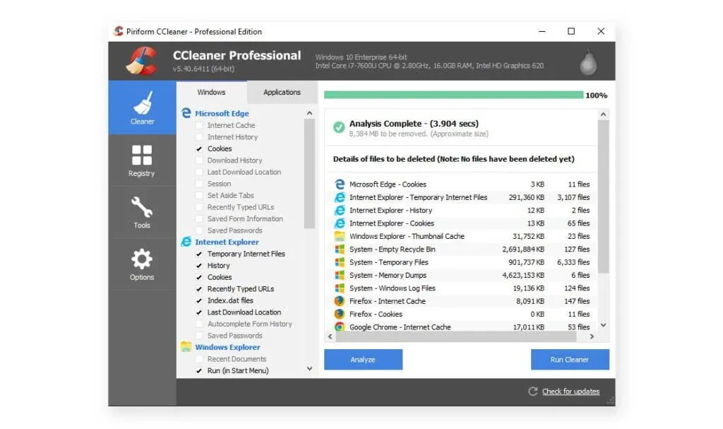 Ccleaner Browser History And Cookies