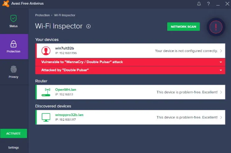 Avast Wifi Inspector