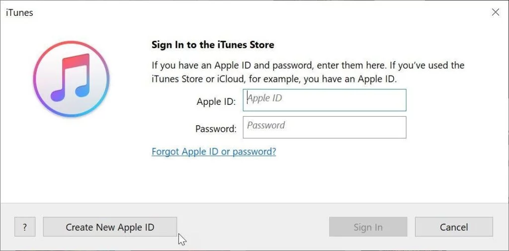 How To Create An Apple Id On A Pc 2