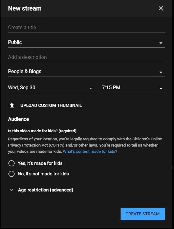 How To Make A 24 7 Youtube Live Stream 5