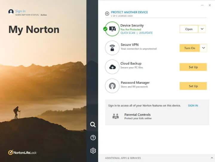 Norton Ease Of Use