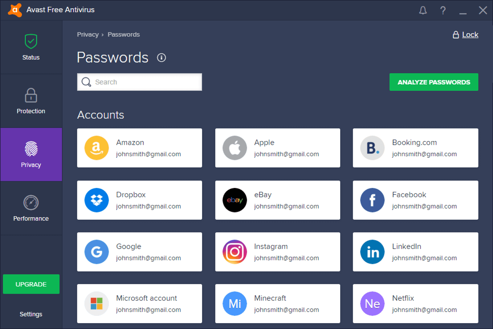 Avast Passwords Manager