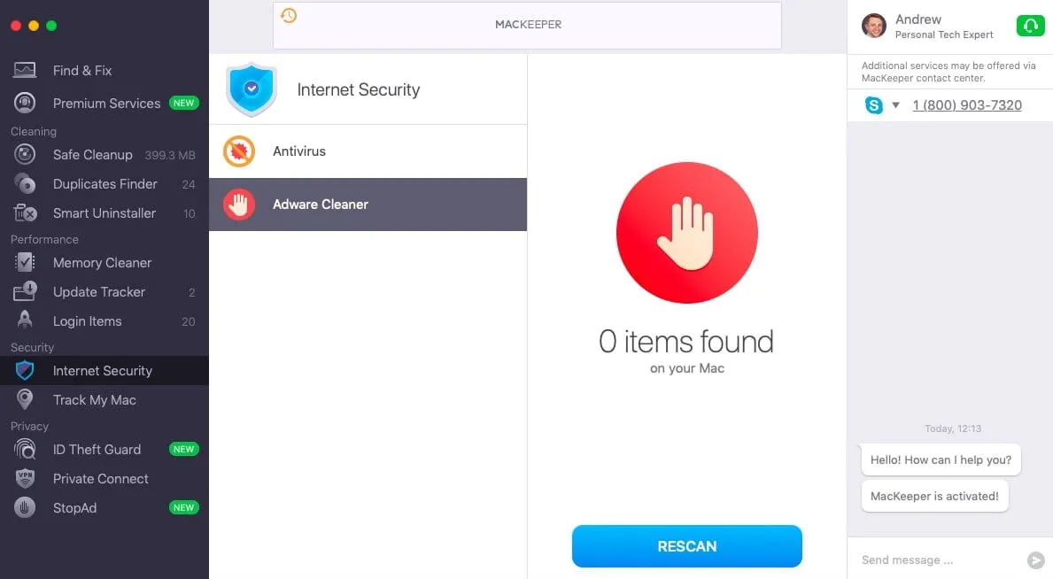 MacKeeper Adware Cleaner