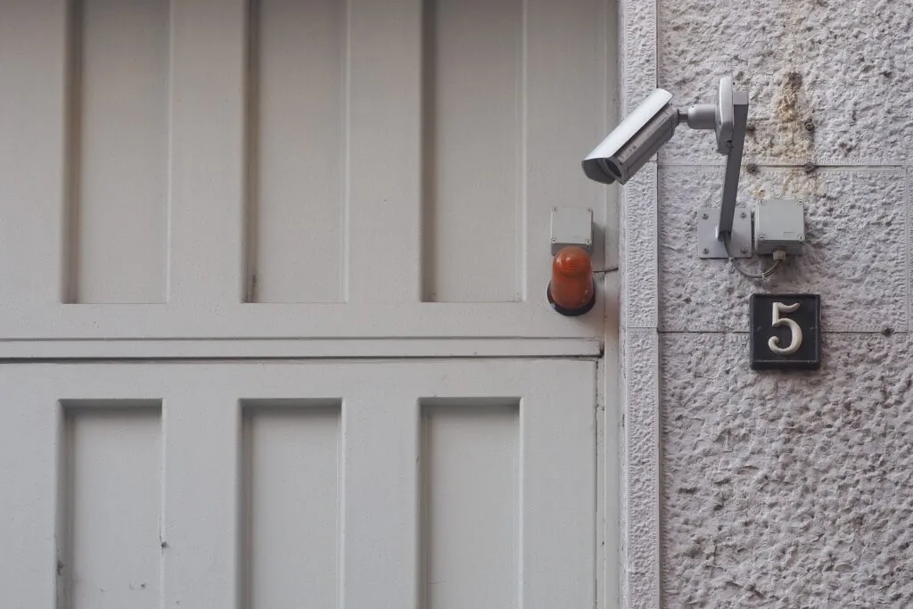 Power support to the security camera