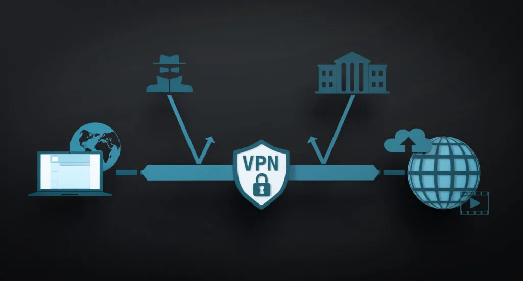 3d Illustration Vpn