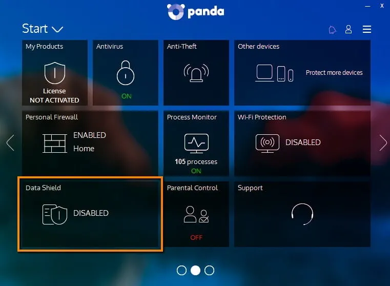 Panda Dome easy to use