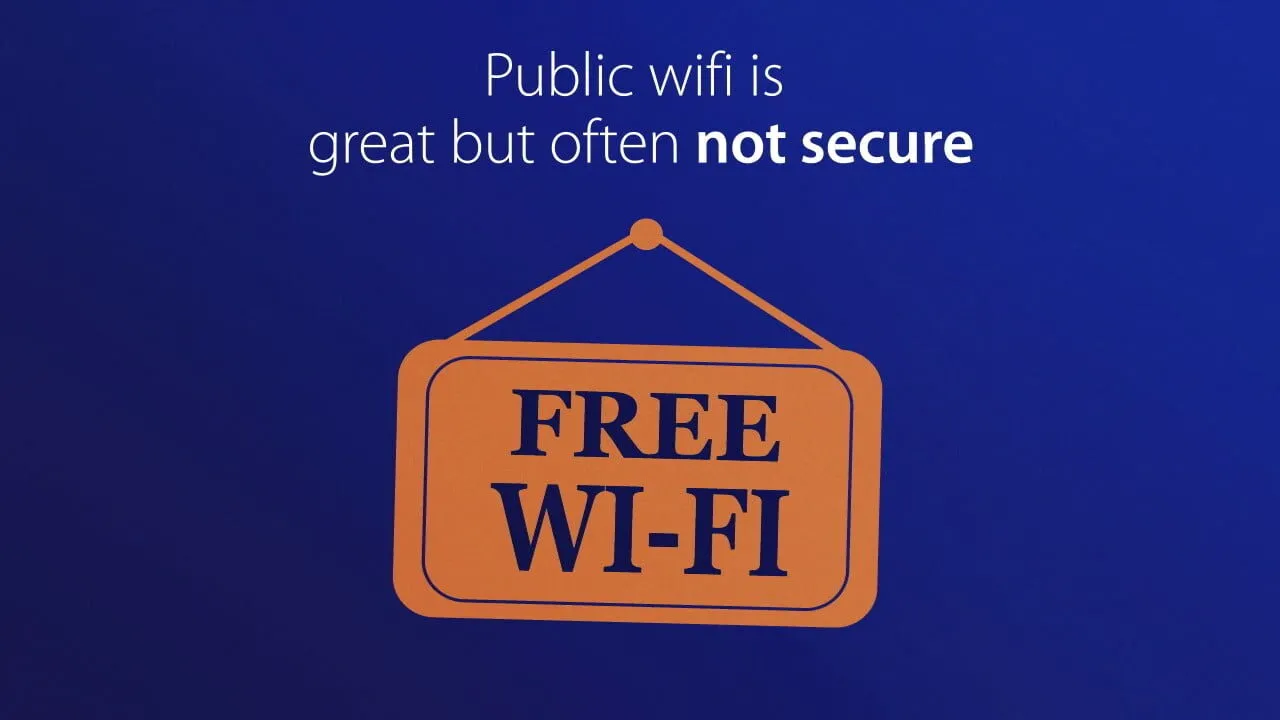 Avoid public Wi-Fi with your mobile phone