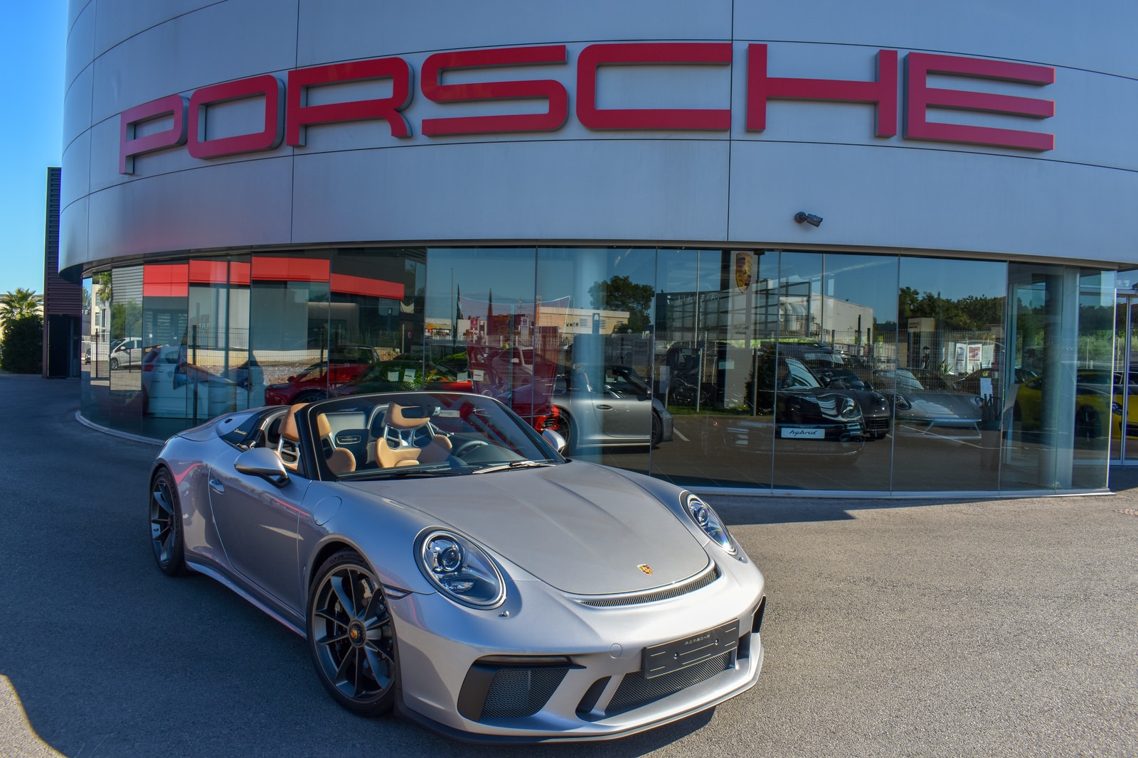 Porsche car dealership