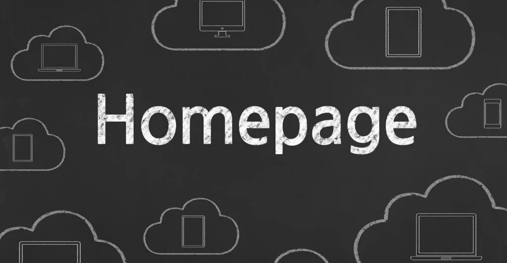 Pay Attention To The Homepage
