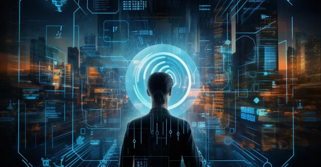 Identity Theft Protection Services Futuristic Tech