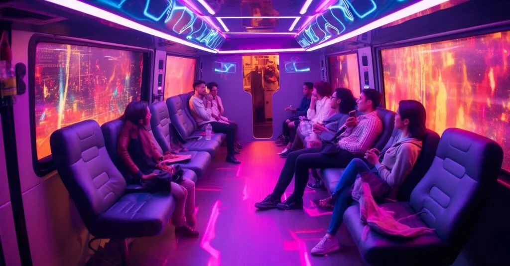 Gaming Bus Interior