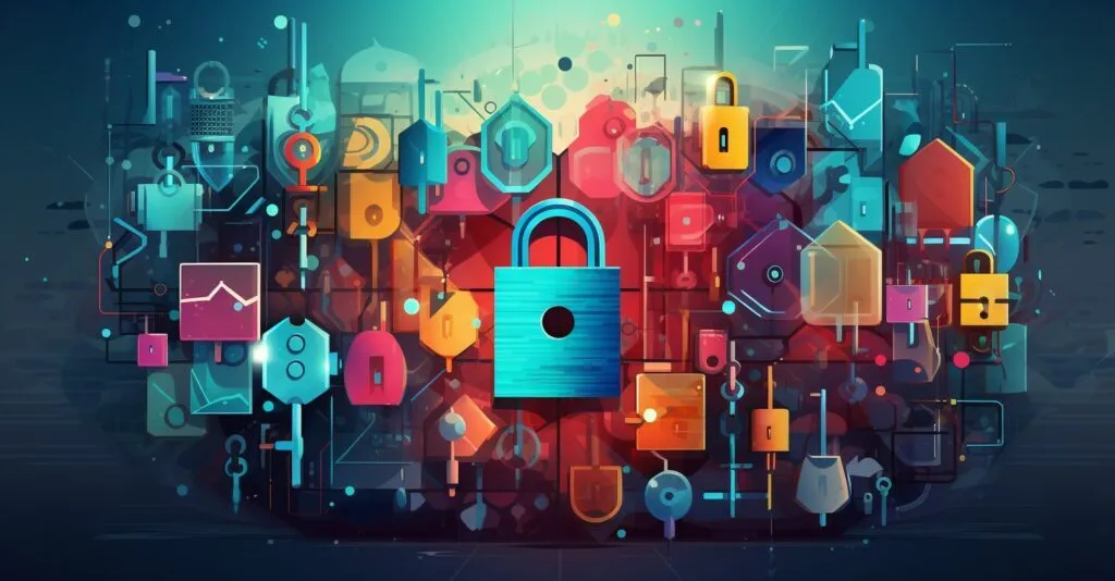Creative Password Protection Illustration