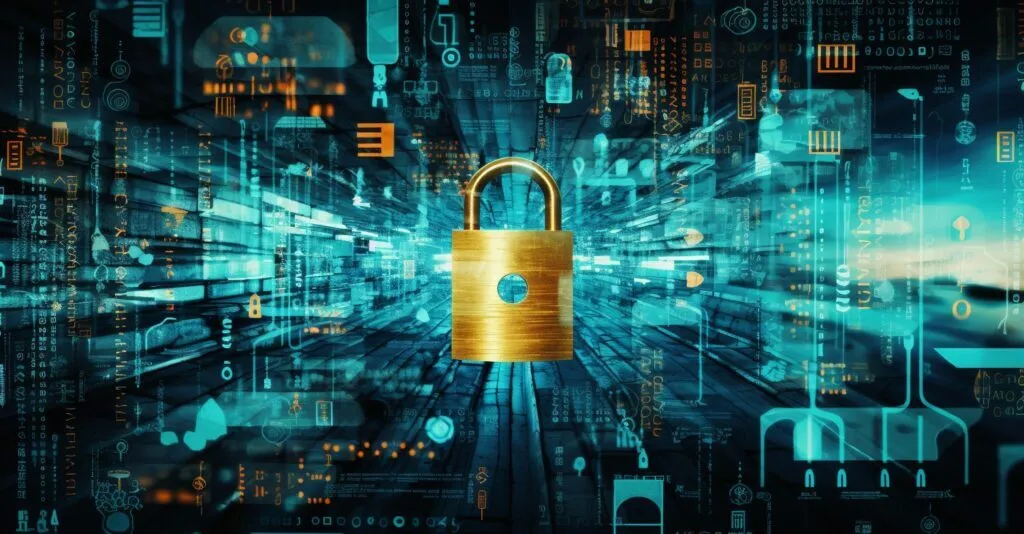 Cybersecurity Concepts Collage