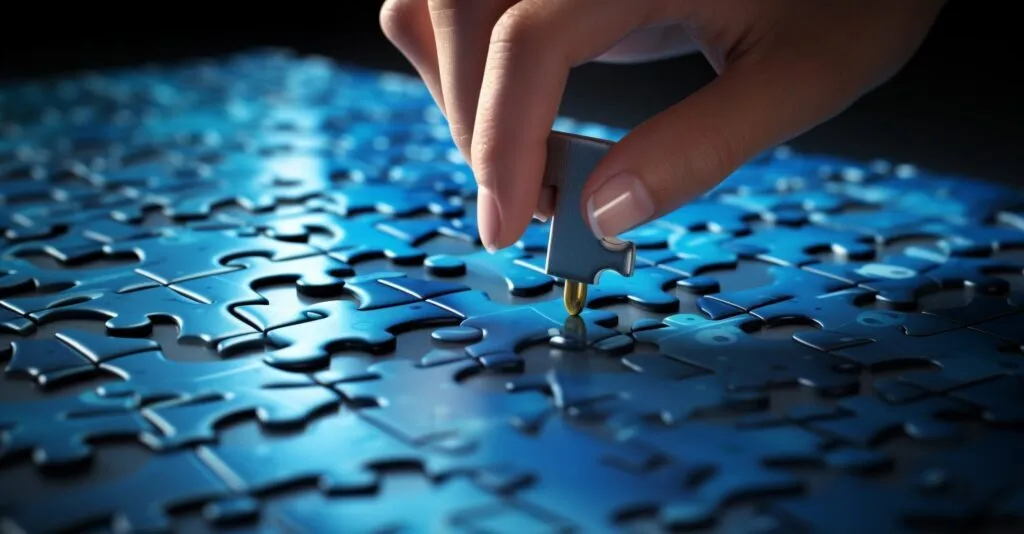 Hands Holding Puzzle Pieces Password Recovery