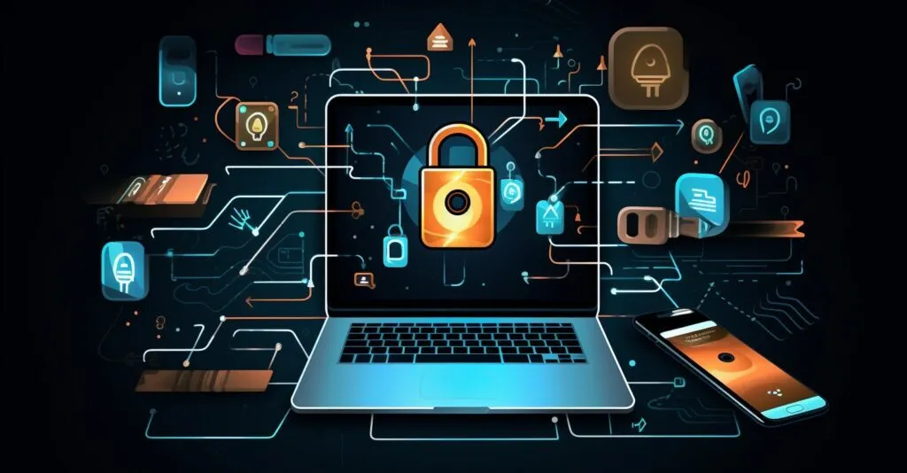 Illustration Of Password Manager Features