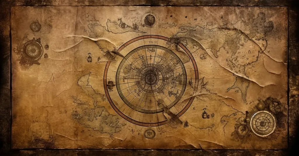 Password Cryptic Treasure Map