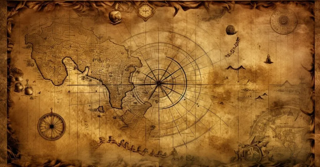 Password Cryptic Treasure Map