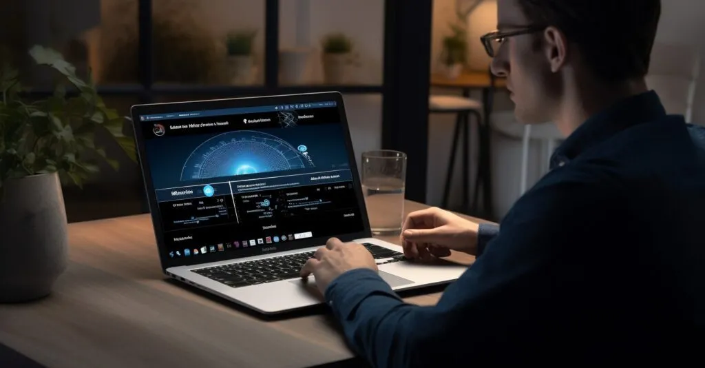 Person Using Vpn On Spectrum Router