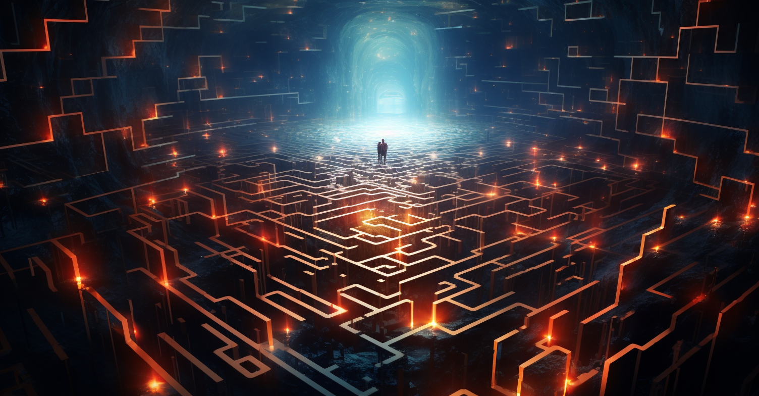 Quantum Encryption Maze