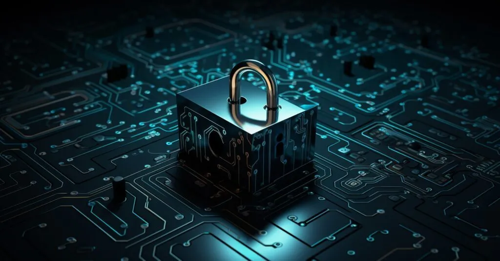 Secure Digital Lock With A Question Mark