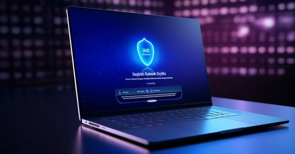 Secure Lock Icon With A Shield On A Facebook Account Settings