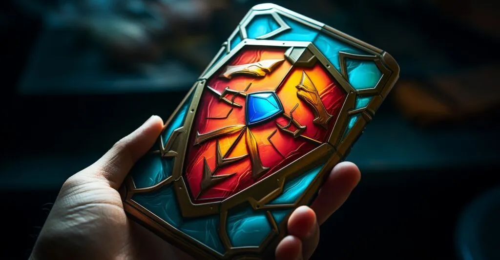 Shield Protecting A Smartphone From Scams