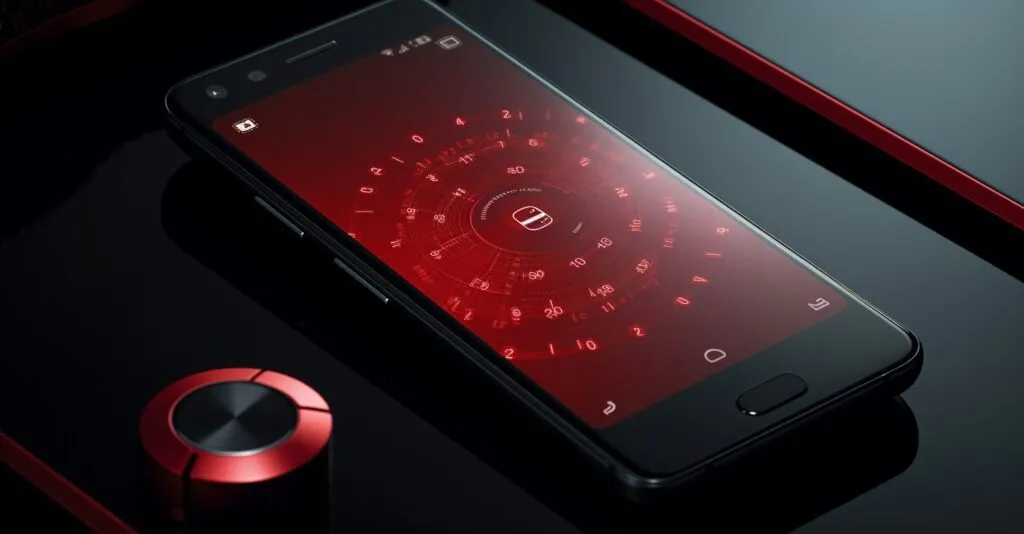 Smartphone Locked With A Secure Password