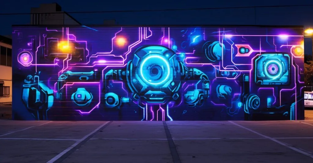 Urban Cyber Awareness Graffiti
